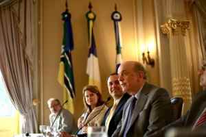 11/12/2015 - O governador de Pernambuco, Paulo Camara, darante palestra "Brasil: 30 anos de democracia e os desafios do crescimento", do senador José Serra. Fotos: Wagner Ramos/SEI