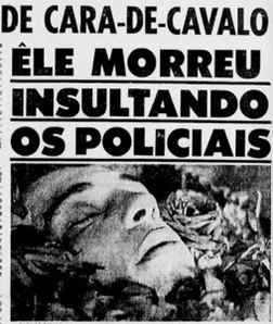 Morreu insultando os policiais