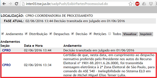 inelegibilidade