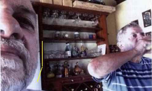 Foto com contorno em amarelo