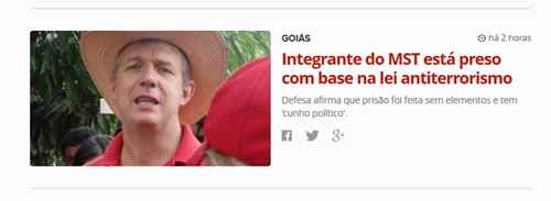 Sem terra preso lei terrorismo