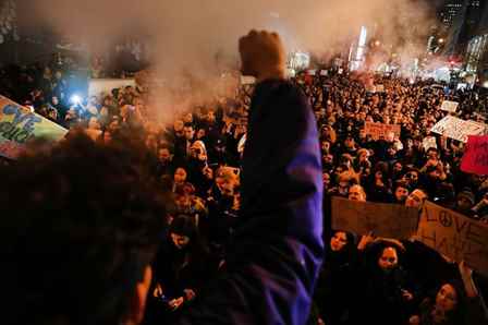 Spencer Platt/Getty Images/AFP manifestantes-em-ny
