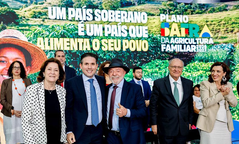 30.06.2026 - Presidente da República, Luiz Inácio Lula da Silva, durante a Cerimônia de Lançamento do Plano Safra da Agricultura Familiar, no Palácio do Planalto, Brasília-DF. Foto: Ricardo Stuckert / PR