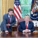 Retrato de Donald Trump