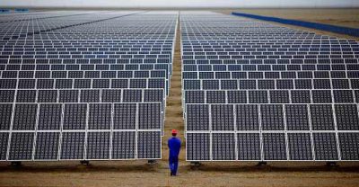 Fazenda solar na China