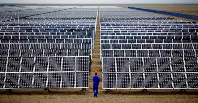 Fazenda solar na China