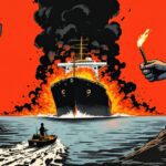 Irã explode petroleiro em Ormuz e ameaça navios que desafiem Teerã