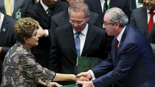 Presidente Dilma Rousseff tem histórico de rivalidade com o presidente da Câmara Eduardo Cunha