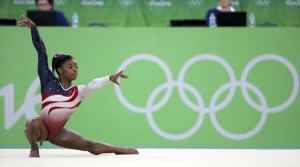 2016 Rio Olympics - Artistic Gymnastics - Final - Women's Team Final - Rio Olympic Arena - Rio de Janeiro, Brazil - 09/08/2016. Simone Biles (USA) of the U.S. competes on the floor exercise. REUTERS/Damir Sagolj FOR EDITORIAL USE ONLY. NOT FOR SALE FOR MARKETING OR ADVERTISING CAMPAIGNS.