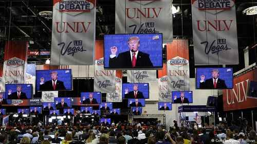 Imprensa acompanha debate em Las Vegas: candidatos discutiram em clima tenso