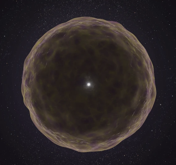 Cientistas registram supernova 2021yfj e revelam como camadas leves e pesadas são ejetadas durante o fim de uma estrela massiva.