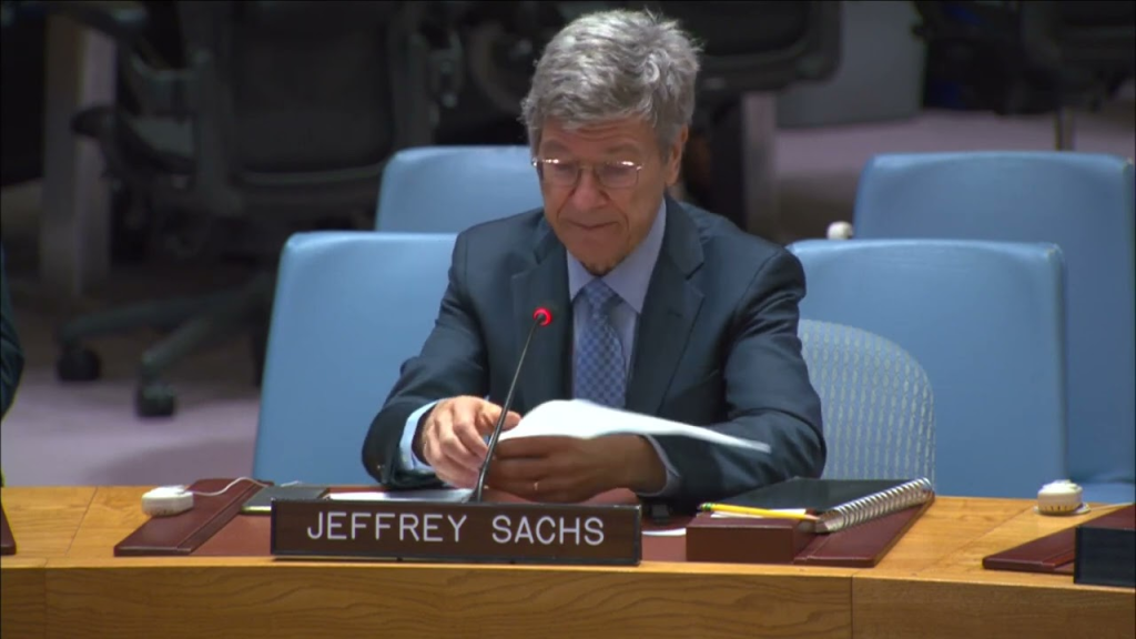 Jeffrey Sachs denuncia intervenções dos EUA na ONU