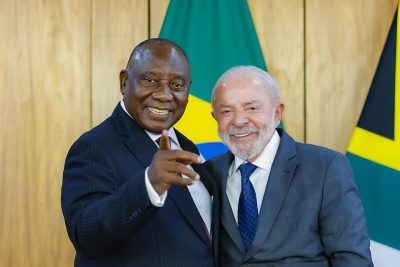 Presidente Lula durante declaração conjunta à imprensa