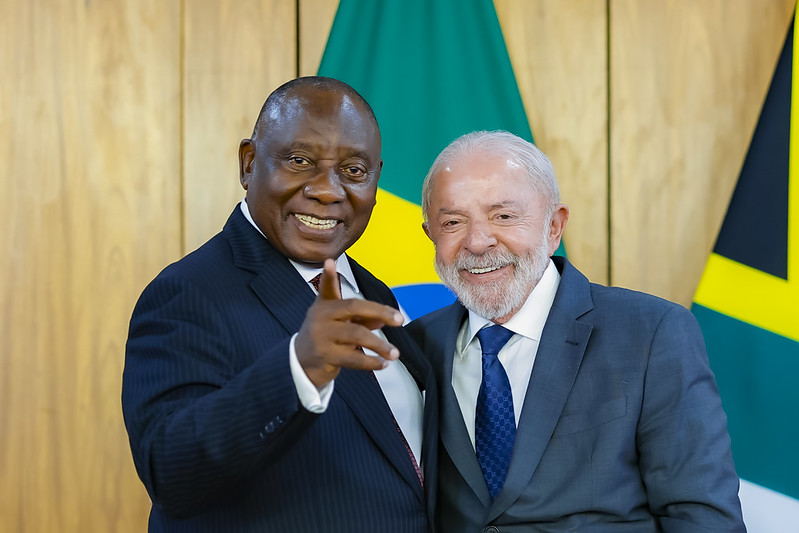 Presidente Lula durante declaração conjunta à imprensa