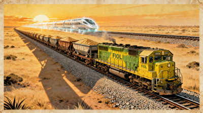Brasil investe R$ 94 bilhões em ferrovias de carga enquanto alta velocidade de passageiros segue como miragem