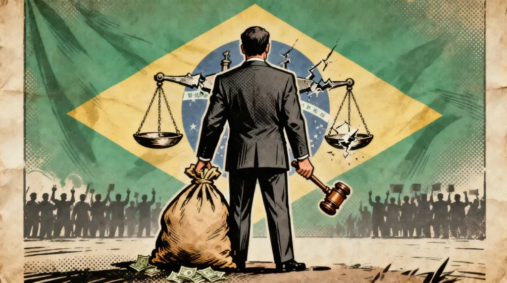 Ilustração editorial do Cafezinho. (Ilustração: Cafezinho / Wan 2.6)