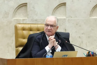 Ministro Fachin durante sessão no Supremo Tribunal Federal. (Foto: cartacapital.com.br)