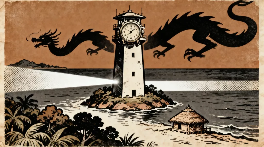 Ilustração editorial sobre Índia transforma Grande Nicobar em sentinela estratégica contra China no Estreito de Malaca. (Ilus