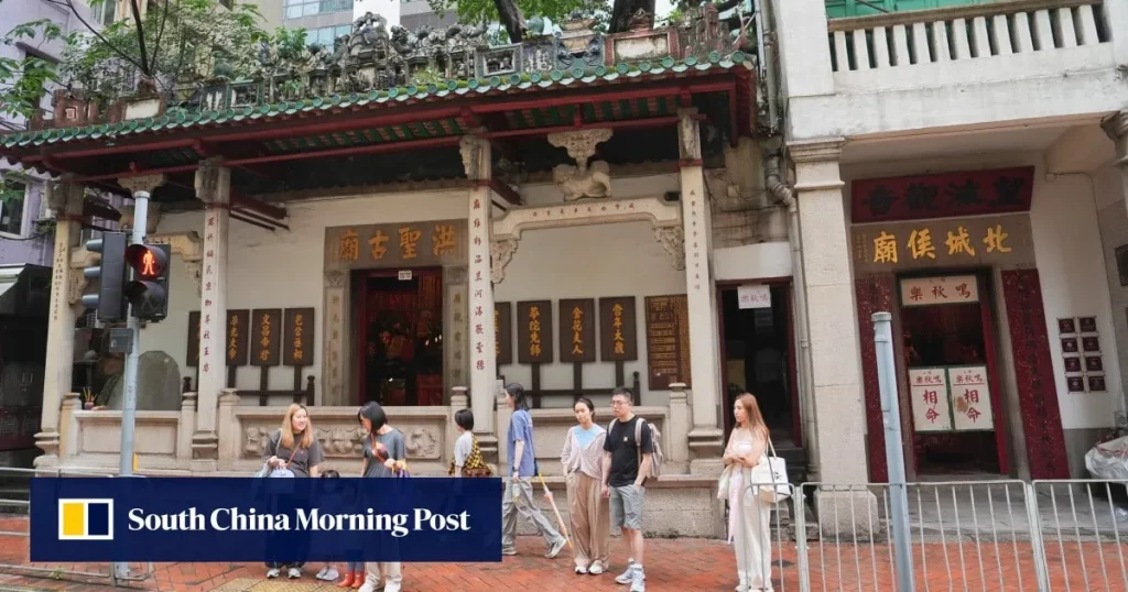 O Templo Hung Shing, localizado no coração de Wan Chai, Hong Kong, é um dos edifícios históricos que pode receber o status de