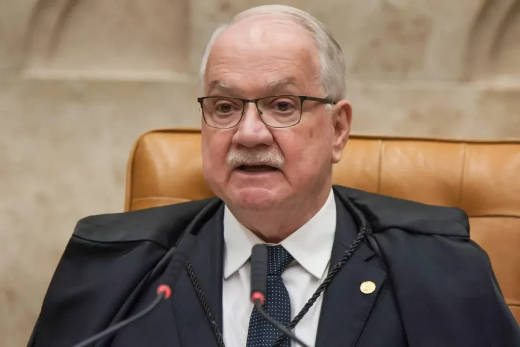 Ministro do STF, Edson Fachin, durante sessão no tribunal. (Foto: metropoles.com)