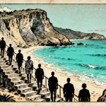 Ilustração editorial sobre Nordeste brasileiro lista 28 praias para o verão. (Ilustração: Cafezinho / Wan 2.6)
