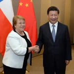O presidente da China Xi Jinping em reunião oficial.