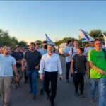 Organizadores afirmam que a mobilização marca o início de uma campanha para restaurar comunidades israelenses retiradas em 2005.